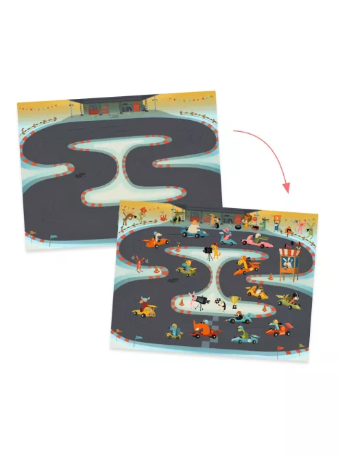 Djeco Satírozó képkészítés Aszfalt - Asphalt