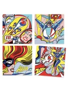 Djeco Művészeti műhely, Szuperhősök, Inspired by Roy Lichtenstein
