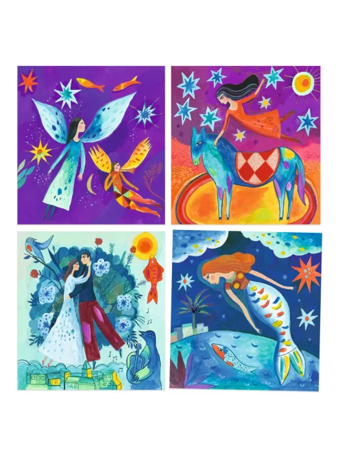 Djeco Művészeti műhely, Álomban, Inspired by Marc Chagall