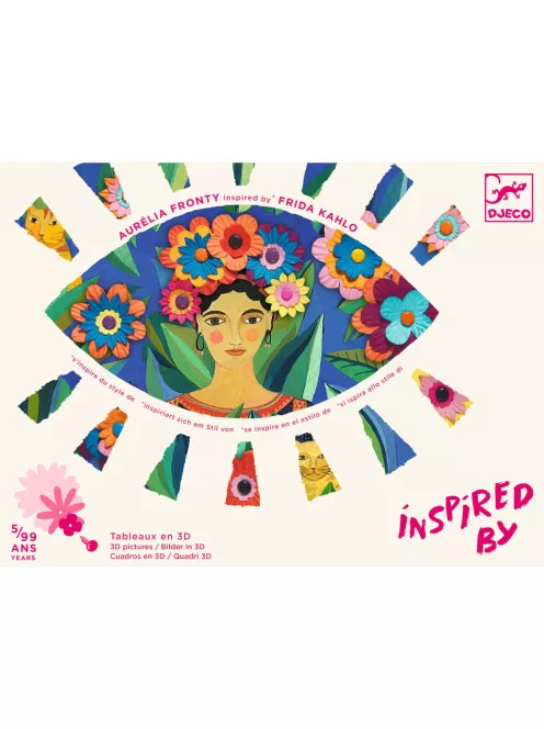 Djeco Design by Művészeti műhely Virágdíszben - Inspired by Frida Kahlo Coyoacán