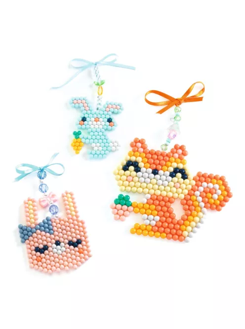Djeco Artistic Aqua Vizes gyöngykirakó készlet Bundás barátok - Furry friends