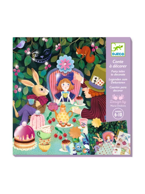 Djeco Művészeti műhely Meseillusztráció Alíz Csodaországban - In Wonderland