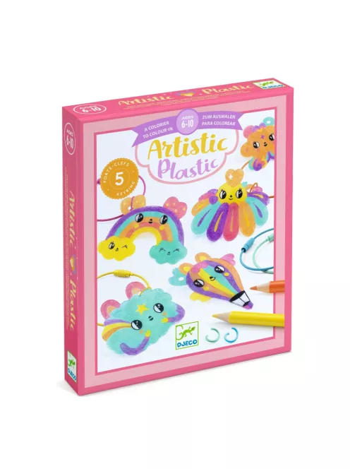 Djeco Magic plastic - Cuki kulcstartó díszek