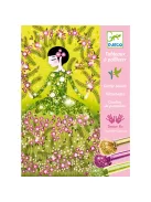 Djeco Csillámkép készítő - Csillogó ruhák - Glitter dresses