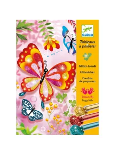 Djeco Csillámkép készítő - Pillangók 