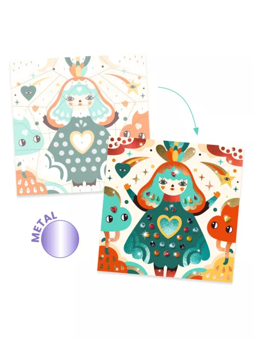 Djeco Design by Fémfóliás színezés Harmónia - Harmony