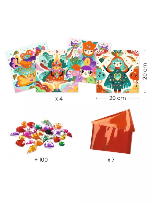 Djeco Design by Fémfóliás színezés Harmónia - Harmony