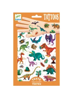 Djeco Tetováló matricák Dínó klub - Dino club