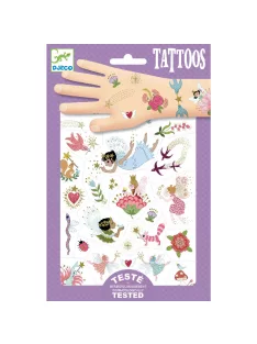   Djeco Tetováló matricák Tündéri barátok - Fairy friends