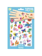 Djeco Tetováló matricák Szivárvány - Rainbow