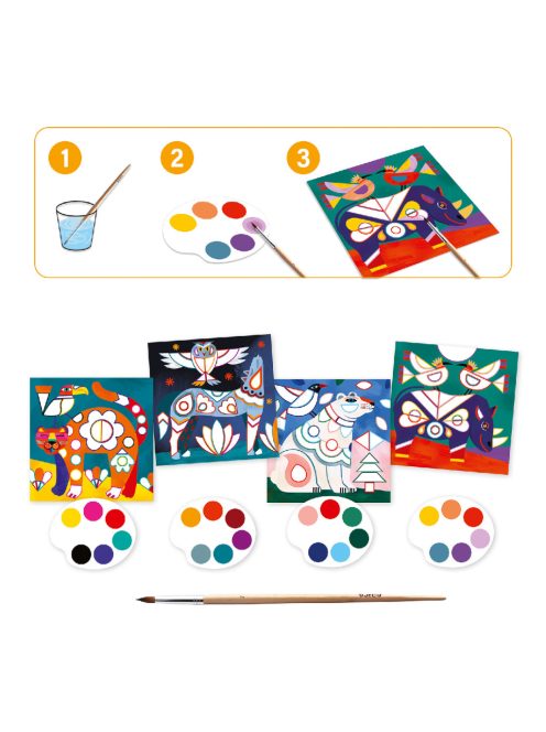 Djeco Művészeti műhely, Vidám állatfigurák