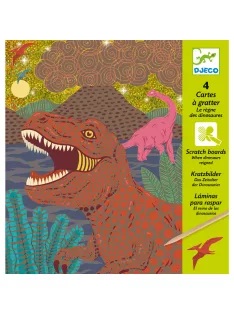 Djeco Karckép technika - Dinoszauruszok