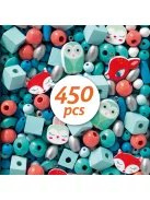 Djeco Fagyöngyök Erdei állatkák - Wooden beads small animals