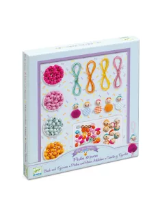   Djeco Gyöngyfűzés Fagyöngyök és figurák - Beads and figurines