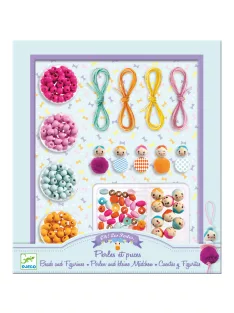   Djeco Gyöngyfűzés Fagyöngyök és figurák - Beads and figurines