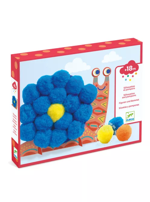 Djeco Pompom képkészítő, Óriás pompom állatok