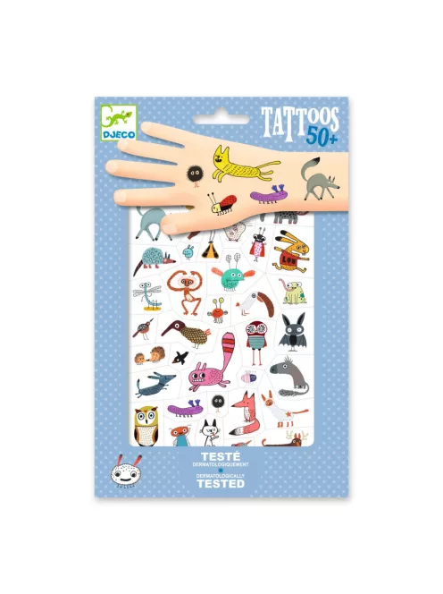 Djeco Tetováló matricák Cukik és viccesek - Little critters