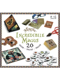   Djeco Bűvészkészlet Hihetetlen varázsló 20 trükk - Incredibile Magus