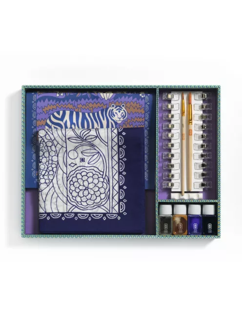AGA Műterem 10 Selyem festés Tigrisek - Atelier 10 Silk Painting