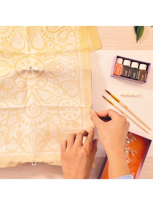 AGA Műterem 11 Selyem festés Mandalák - Atelier 11 Silk Painting