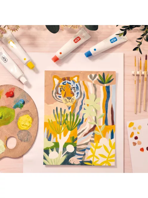 AGA Műterem 22 Színkeverés Tigris - Atelier 22 Colour Mixing