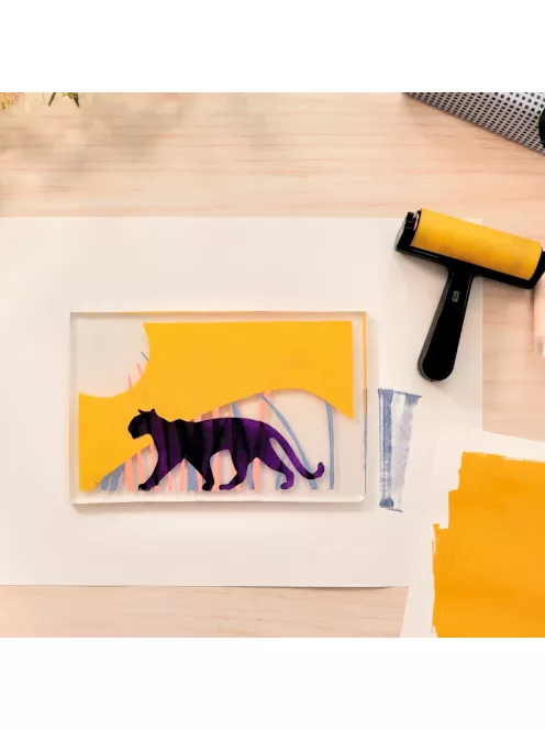 AGA Műterem 47 Gélnyomtatás Éjjel és nappal - Atelier 47 Gel Printing
