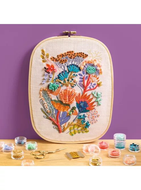 AGA Műterem 58 Gyöngyhímzés Gyöngyvirág - Atelier 58 Beadwork