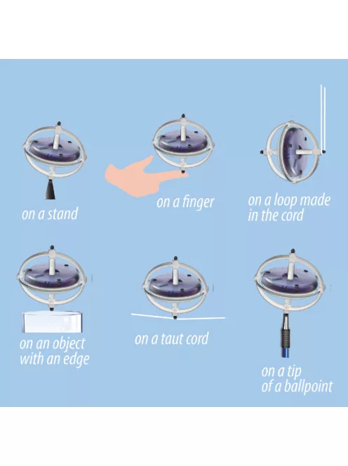 Navir Ledes csodagiroszkóp - UFO Lighting Gyroscope