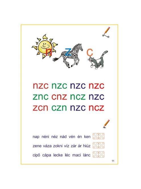 Vésike - Olvasást segítő feladatlapok