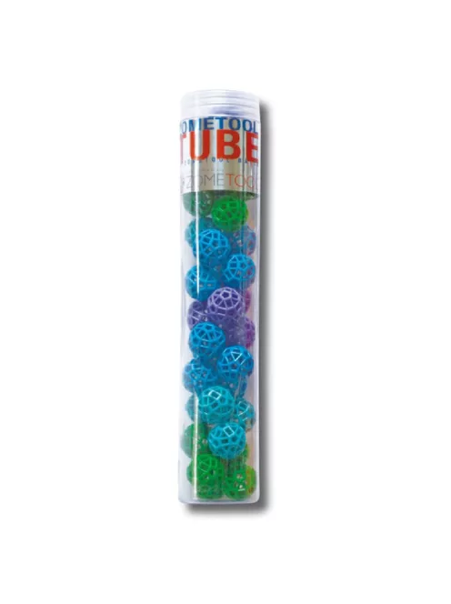 ZomeTool Tudományos modellező készlet Gömb csomópont 34 db - kék-zöld Nodes Tube 34 Green/Blue