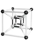 ZomeTool Tudományos modellező készlet - ZomeTool fekete-fehérben Design 3