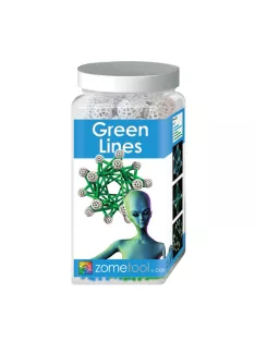   ZomeTool Tudományos modellező készlet - Zöld pálcák Green Lines
