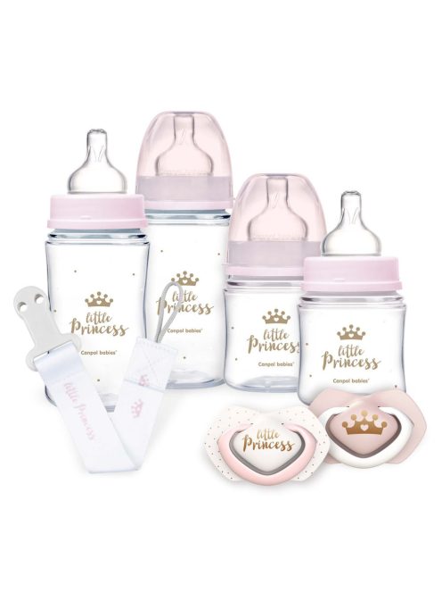 Canpol babies Ajándékszett újszülöttek, Royal baby - rózsaszín