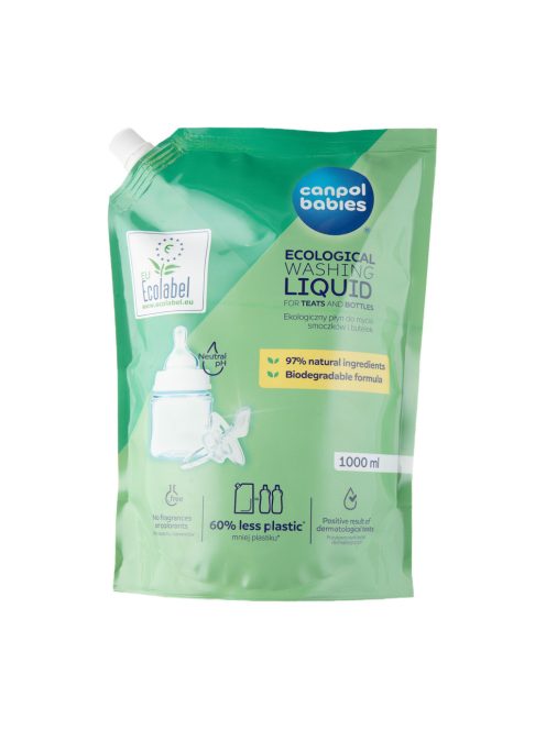 Canpol babies Utántöltő tisztítófolyadék cumisüvegekhez és etetőcumikhoz, 1000ml