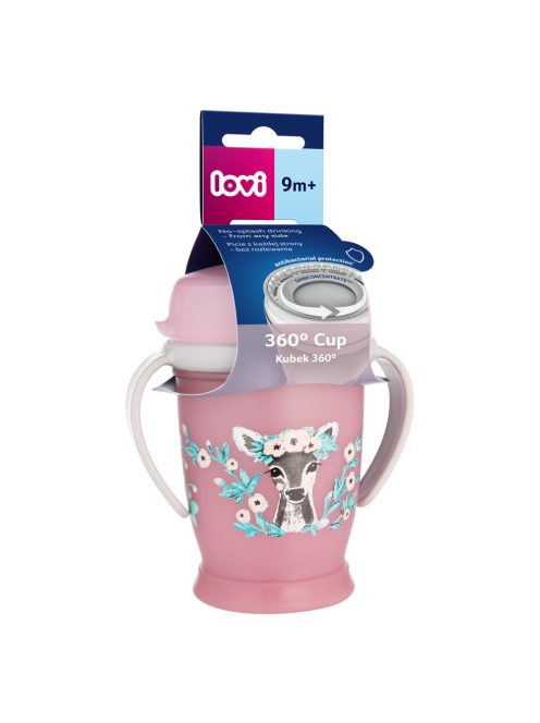 LOVI 360° Drink Master itatópohár 250ml Wild Soul - lány