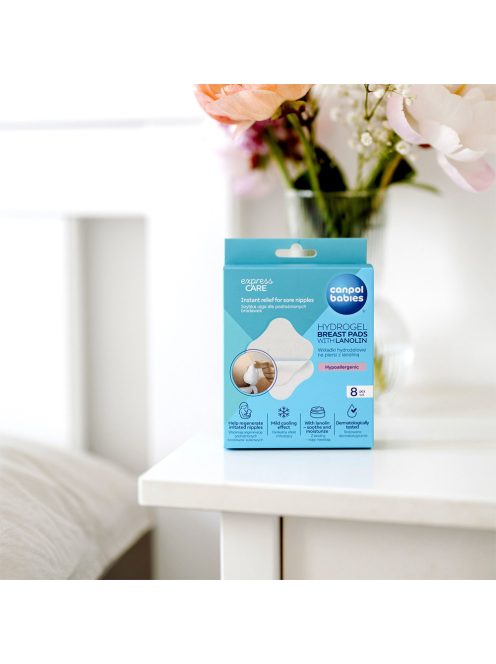Canpol babies Hidrogél mellnyugtató párnák lanolinnal, 8db
