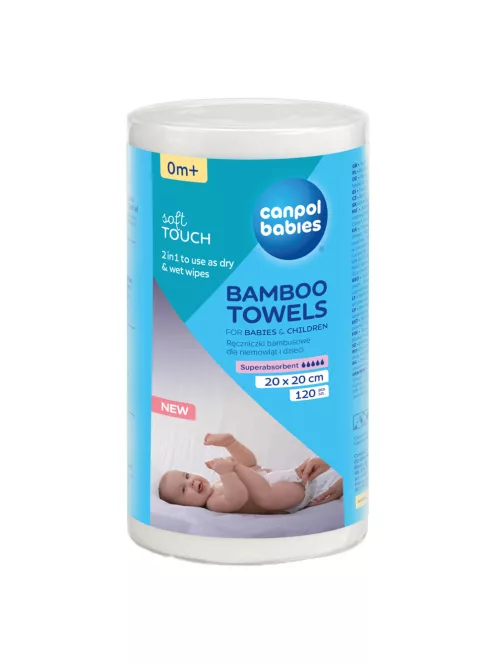 Canpol babies Eldobható bambusz törölközők 120db