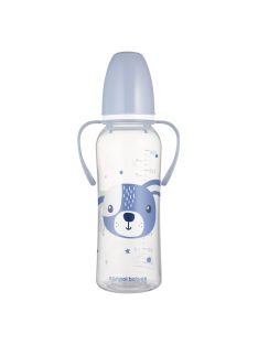   Canpol babies Keskeny nyakú cumisüveg fogantyúval, CUTE ANIMALS, 250 ml, kutya