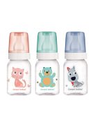 Canpol babies Keskeny cumisüveg, 120 ml, CUTE ANIMALS