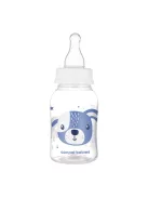 Canpol babies Keskeny nyakú cumisüveg CUTE ANIMALS 120ml - Blue