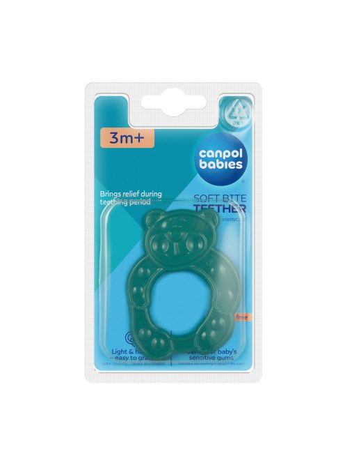 Canpol babies Elasztikus rágóka extra könnyű - ANIMALS