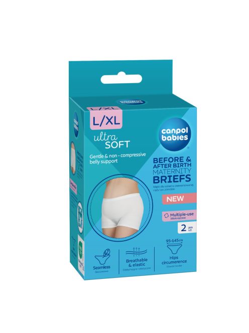Canpol babies Szülés előtti és utáni bugyi, 2az1ben, L/XL, 2db
