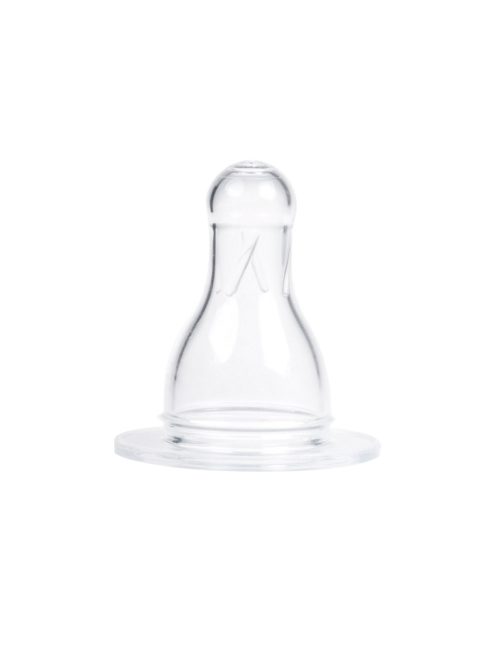 Canpol babies Univerzális szilikonos etetőcumi, keskeny cumisüveghez, mini, 0hó+, 2 db