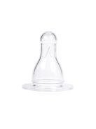 Canpol babies Univerzális, szilikon, gyors áramlású etetőcumi, keskeny cumisüveghez, 12hó+, 2db