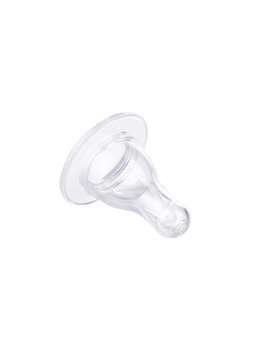 Canpol babies Univerzális, szilikon, gyors áramlású etetőcumi, keskeny cumisüveghez, 12hó+, 2db