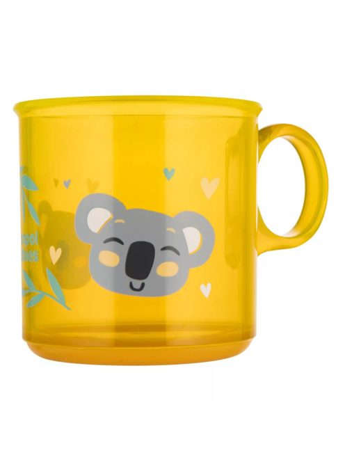 Canpol babies Csúszásmentes pohár, 170ml, EXOTIC ANIMALS, sárga