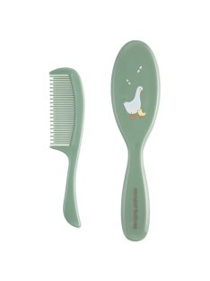 Canpol babies Hajkefe és fésű GOOSE zöld