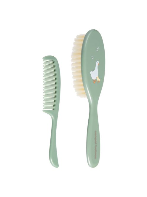 Canpol babies Hajkefe és fésű GOOSE zöld