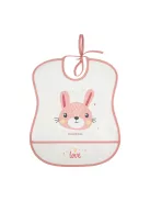 Canpol babies Mosható puha előke CUTE ANIMALS mezei nyúl