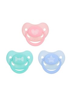 Canpol babies Szilikon anatómiai cumi, 18hó+, PASTELOVE